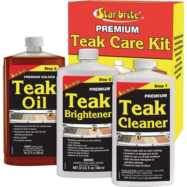 Teak Care Kit, Quart Size, Star Brite, Mfr#: 81202